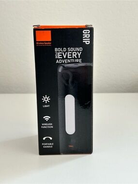 Brand New Grip Wireless Speaker with Multiple Lighting Modes - Black